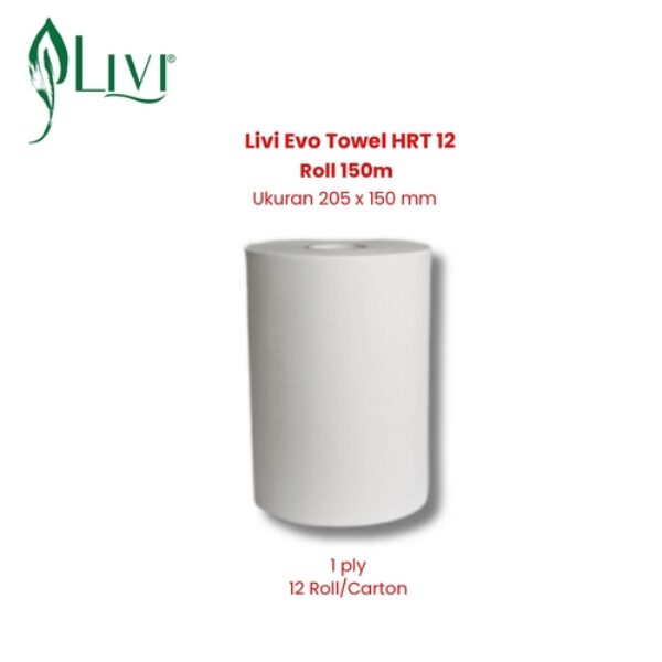 Livi Evo Towel HRT 12 Roll 150m