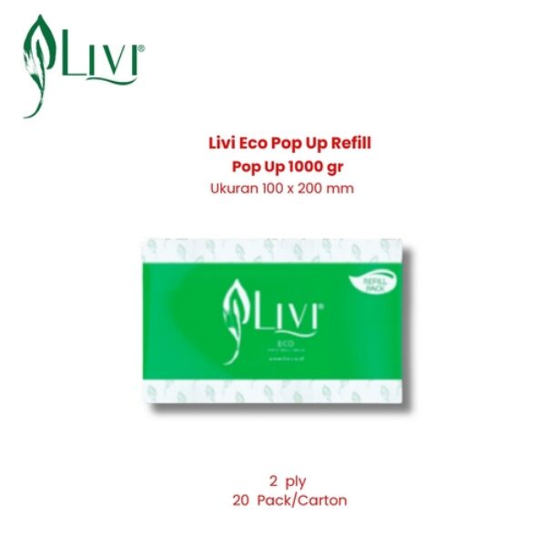 Livi Eco Pop Up Refill Pop Up 1000 gr