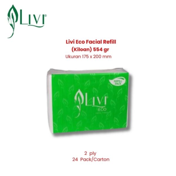 Livi Eco Facial Refill (Kiloan) 554 gr