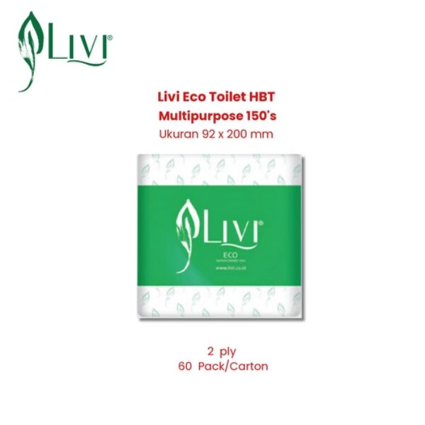 Livi Eco Toilet HBT Multipurpose 150's